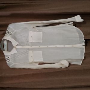 MAURICES button down blouse L